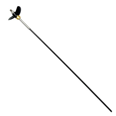 Plastiflex Co Rage RC  Propeller with Drive Shaft Marlin EX, Black RGRB1429